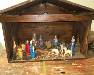 vintage nativity