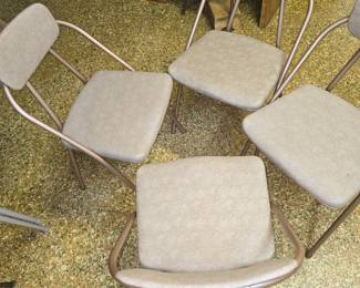 cosco vintage folding chairs