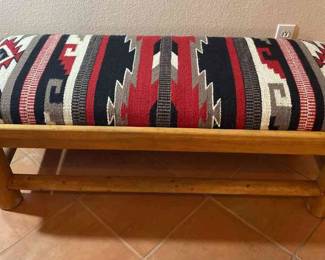Southwestern Log Style Bench