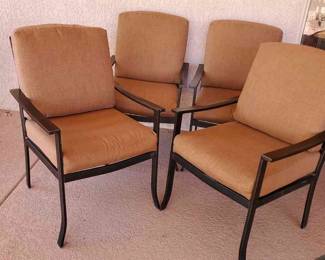 Four Patio Chairs