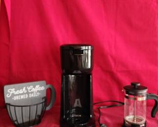 Kcup Single Serve Pot ,Coffee Press ,And K Cup Holder