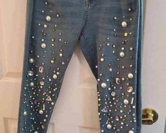 Beaded Jeans