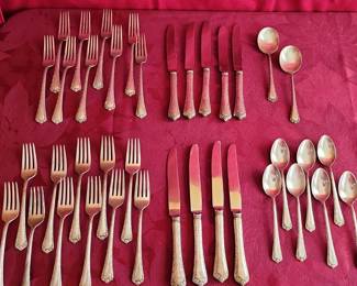 38pc Sterling Silver Easterling Silverware