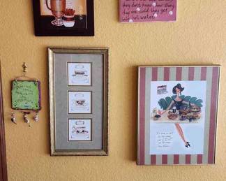 Setof 5 Coffee Tea And Desserts Prints