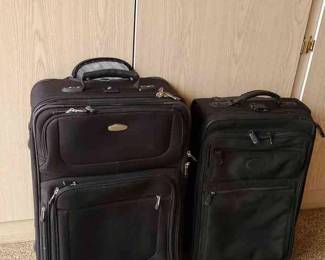 Two Black Suitcases