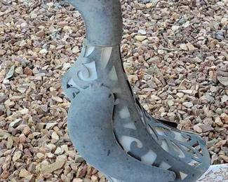 Metal Duck With Solar Light