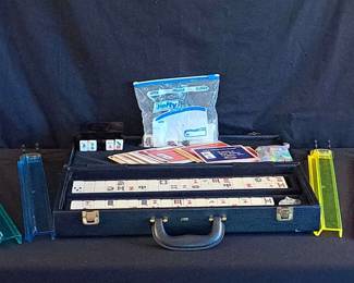 MahJongg With Leather Case 