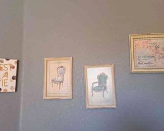 3D Framed Chairs And More 