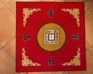 Oriental Rug And Guestroom Sign