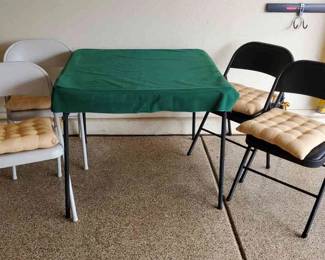 Card Table And Chairs