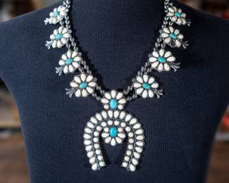 Squash Blossom Style Necklace