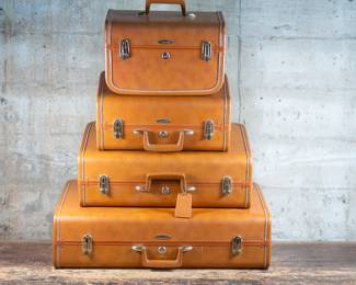 Vintage Luggage Set