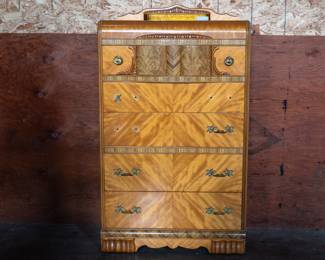Art Deco Waterfall Dresser