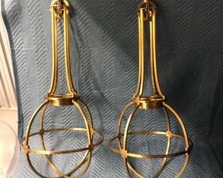  "SIGNATURE COLLECTION Gracie Large Captured Globe Pendant    by CHAPMAN & MYERS                        H: 44""W: 19.25""  Canopy: 5""Round Lightsource: Dedicated LED"