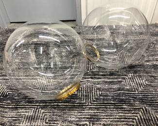  "SIGNATURE COLLECTION Gracie Large Captured Globe Pendant   Glass Shades that fir the pendants  by CHAPMAN & MYERS                             
