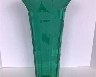 Cynthia Myers Art Glass Vase 