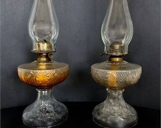 Manhattan Brass Co. No.8 Oil Lamps 