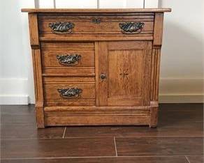 Tigers Oak Cabinet 