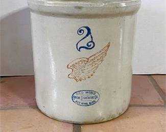 Vintage Red Wing Stoneware Crock 