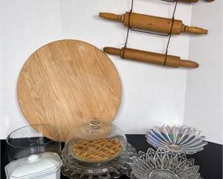 Federal Glass, Lazy Susan Baking Collection 