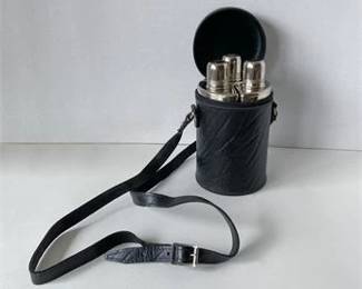 Triple Flask wHighland Hide Case