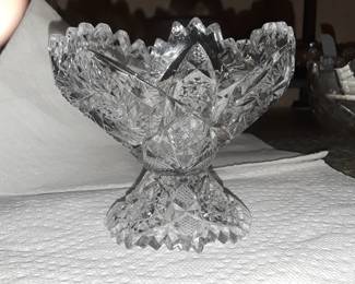 American Brilliant Cut Glass bowl