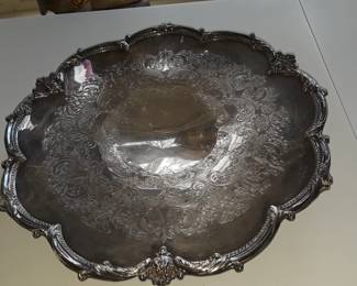 14inch silverplated Lazy Susan