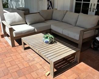 patio couch and ottoman