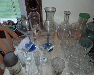 Assorted China, Glassware, Crystal, Dishware, Figurines, Etc.
