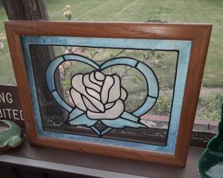 Stained Glass Painted Window