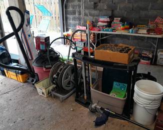 Assorted Garage Contents (Tools, Vintage Toys, Decor, Etc.)