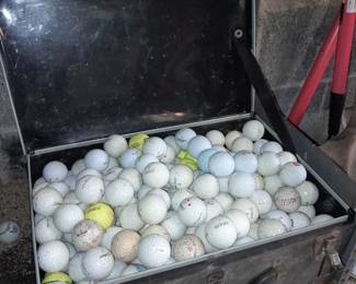 Trunk Of Golf Balls