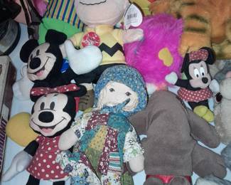 Vintage Disney, Holly Hobby, Pound Puppies, & Peanuts Plush