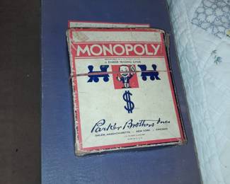 Antique Monolopy Board Game