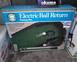 Golf Electric Ball Return Putting Matt