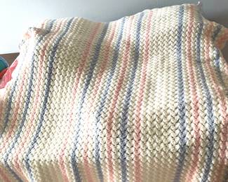 Perfect condition, crocheted blankets for children
