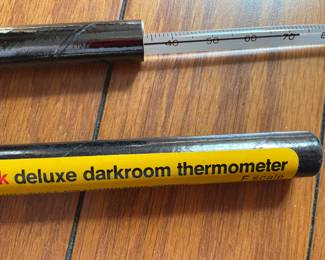 Vintage Kodak Deluxe Darkroom Thermometer 