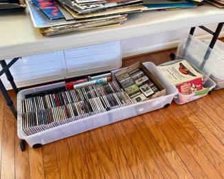 Lots of CD’s Cassettes, Albums, 45’s!