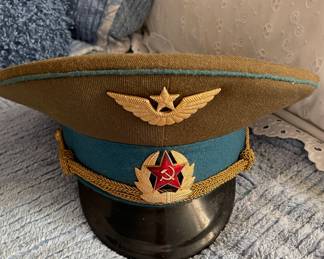 CCCP Russian Soviet Union Air Force Officer Parade Cap/USSR Red Army/Uniform/Hat