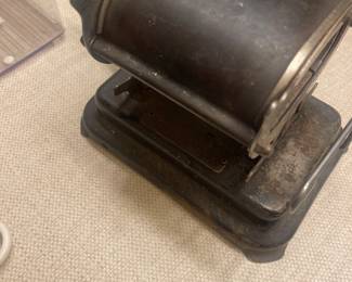 Vintage iron heater for hair