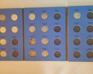 Book Two of Washington Quarters, 19 total, .900 silver