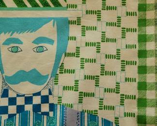 vintage Gloria Vanderbilt fabric