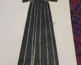 #56 lone woman praying 42"