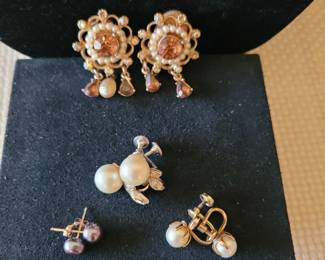 Simulated pearl earrings #48, #49, #50, #51