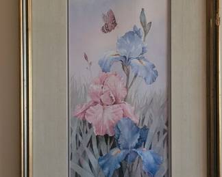 97 Irises, signed Jerry Haynes, MBR1