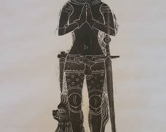 #45 Elizabethian man small knight 40"