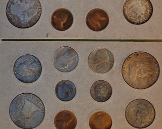 4 sets of 1958 Mint Sets including 24 .900 silver coins