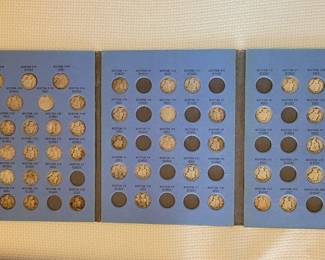 Book of 52 Mercury Dimes, .900 silver