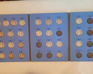 Book One of Washington Quarters, 27 total, .900 silver