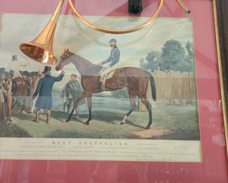 #143 "West Australian" Winner of the Derby, 1853, Aquatint, painted by Alfred Frank DePrades